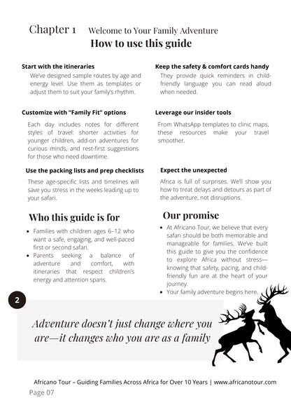 Family Safari Guide 2025 (Digital)